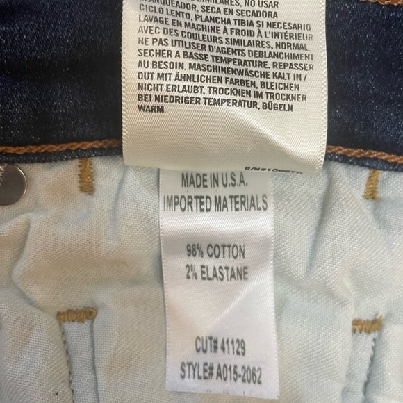 AGOLDE Isabel Slim Boyfriend Mid Rise Distressed Ankle Blue Jean Womens Size 28 - Picture 12 of 12